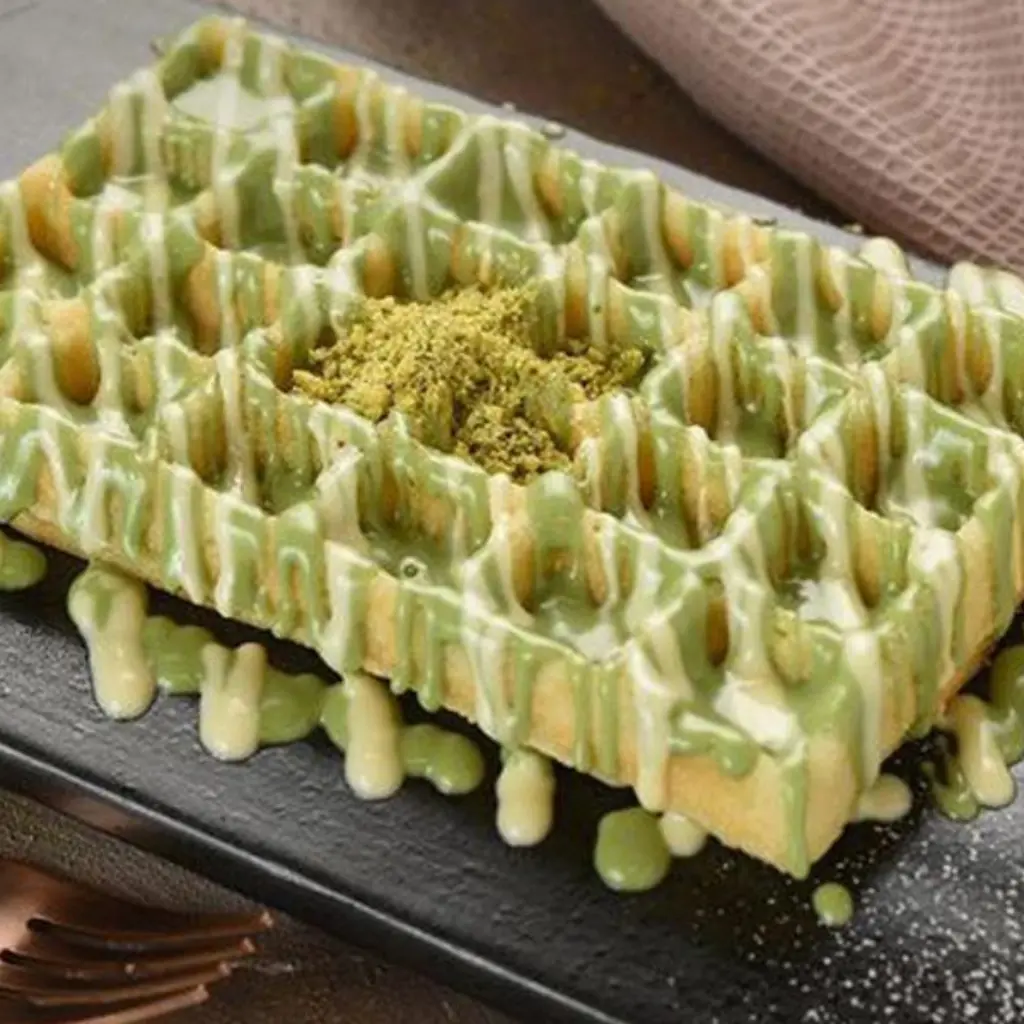 Pistachio Waffle